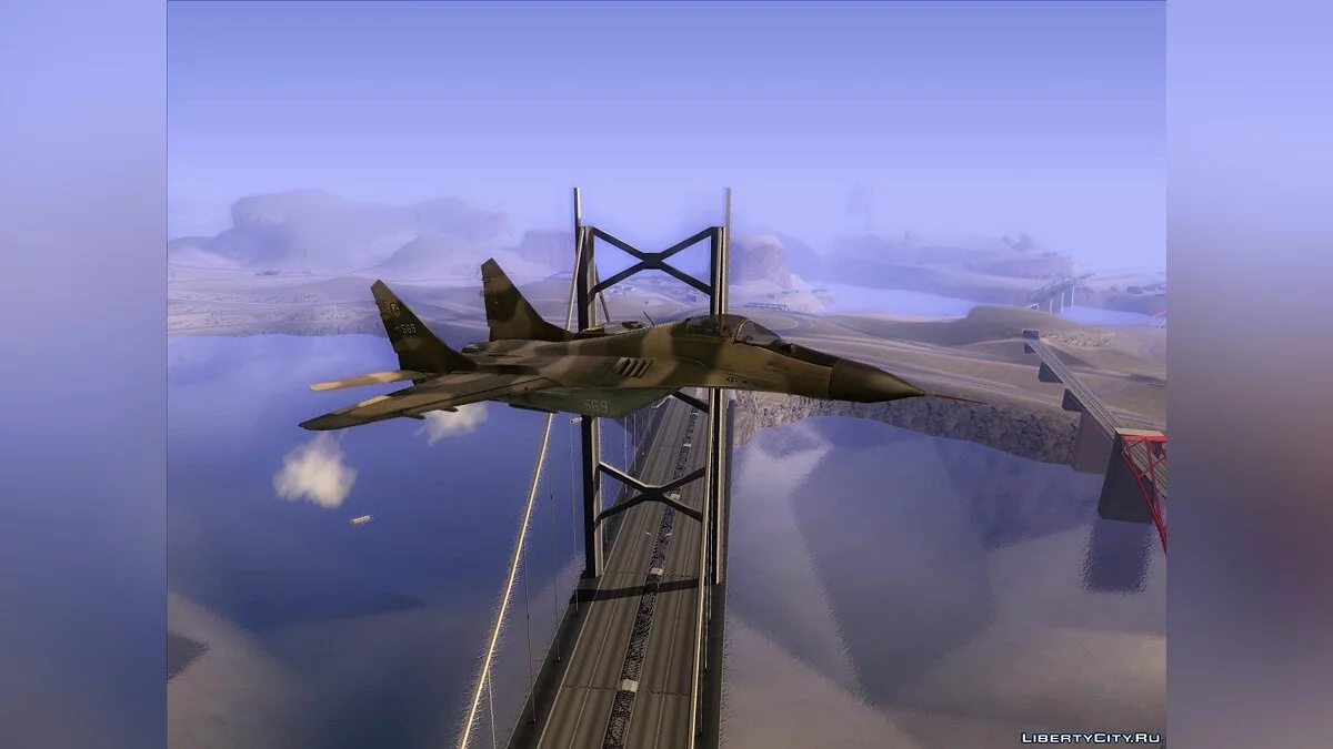 MiG-29 from Battlefield 2 / GTA San Andreas