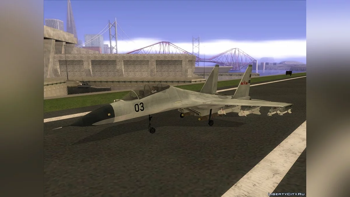 Su-30MKK de Battlefield 2 / GTA San Andreas