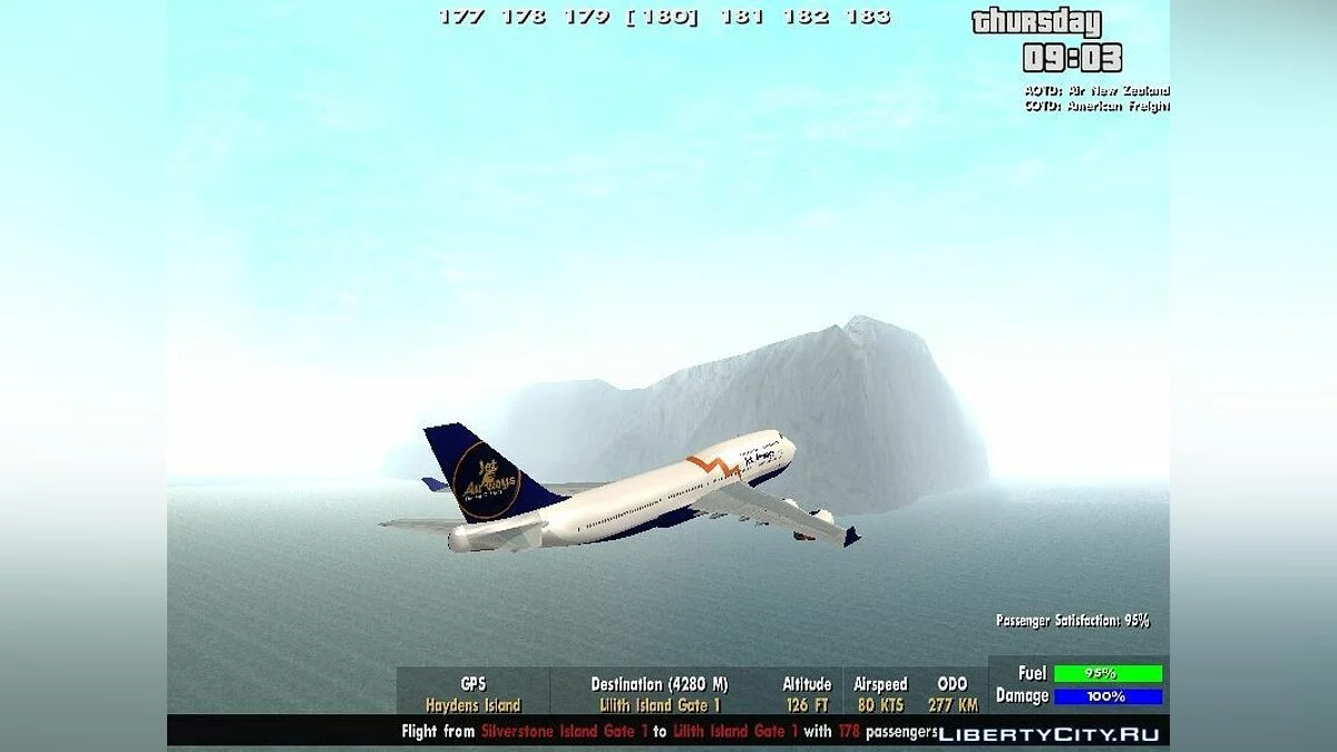 Vida de Pilotos de Jet Airways 747 / GTA San Andreas
