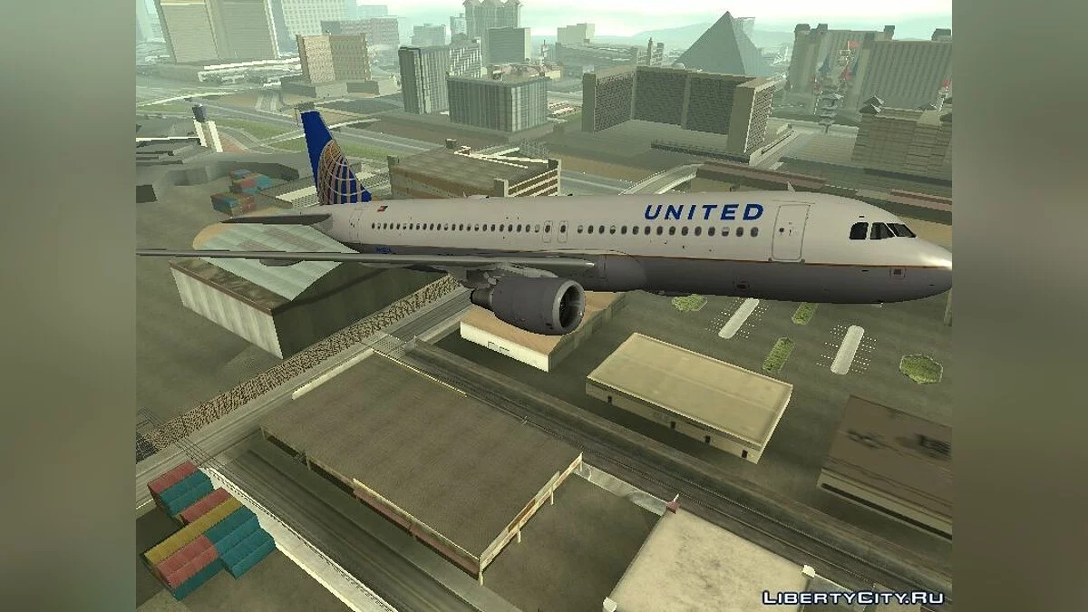 United Airlines Airbus A320-200 / GTA San Andreas