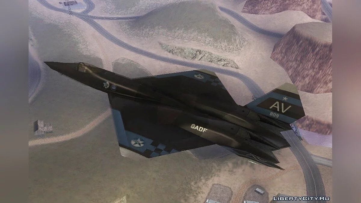 YF-23 Black Widow II / GTA San Andreas
