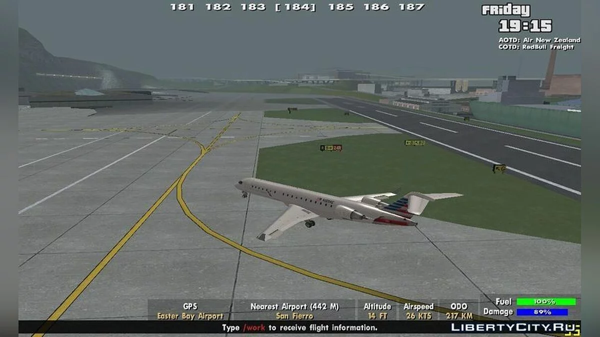 Американський орел CRJ700 / GTA San Andreas