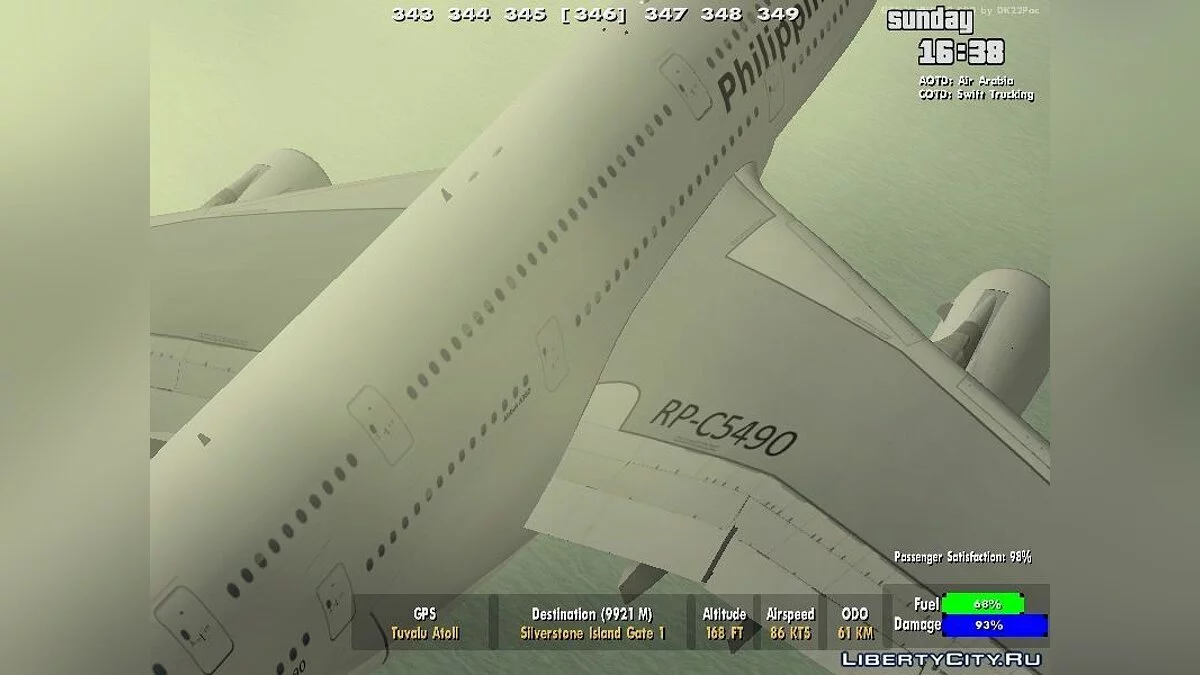 Філіппінські авіалінії Airbus A380-800 / GTA San Andreas