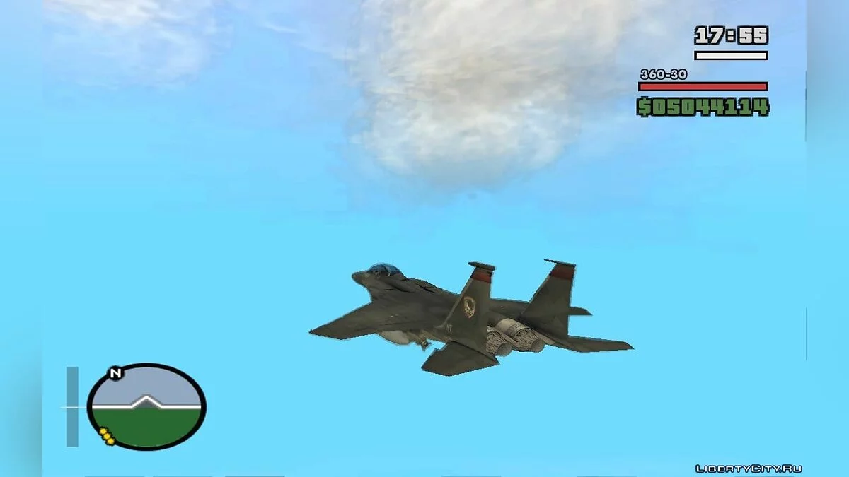F-15 Razgriz de HAWX/Ace Combat / GTA San Andreas
