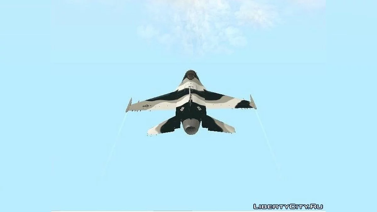 سرب F-16 المهاجم في ألاسكا - تمويه أسود / جي تي إيه سان أندرياس