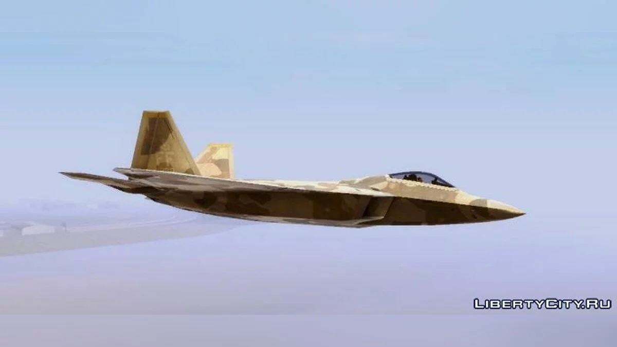 F-22 Raptor Wüstentarnung / GTA San Andreas
