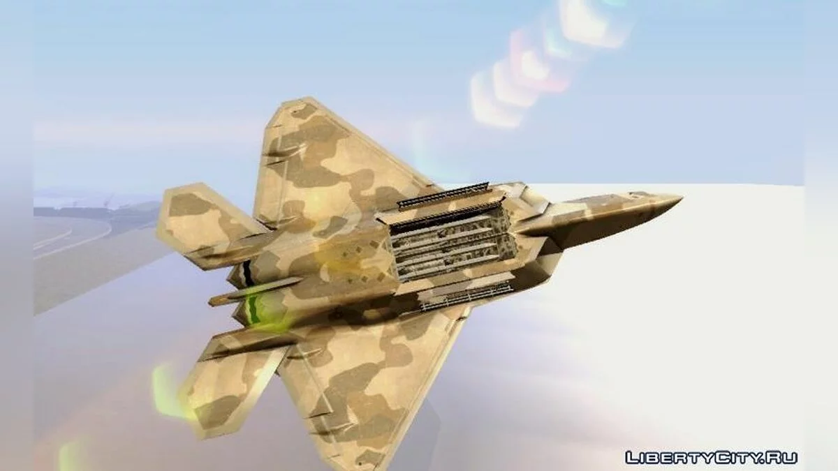 F-22 Raptor Wüstentarnung / GTA San Andreas