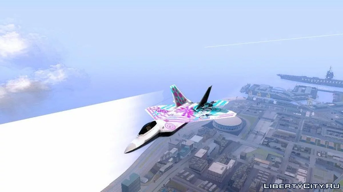 F-22 رابتور هاتسوني ميكو / جي تي إيه سان أندرياس