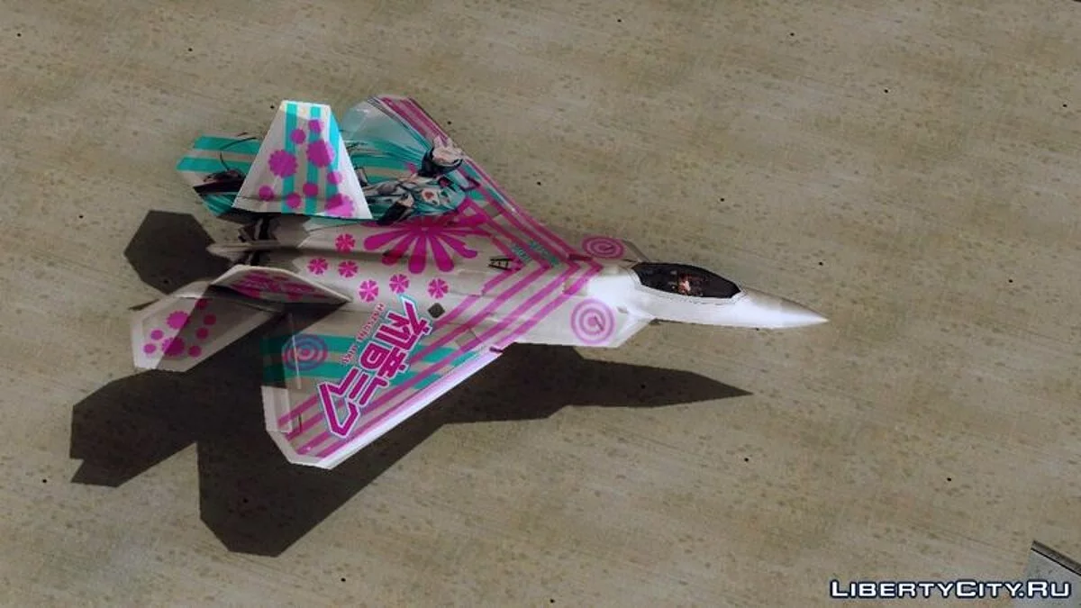 F-22 رابتور هاتسوني ميكو / جي تي إيه سان أندرياس