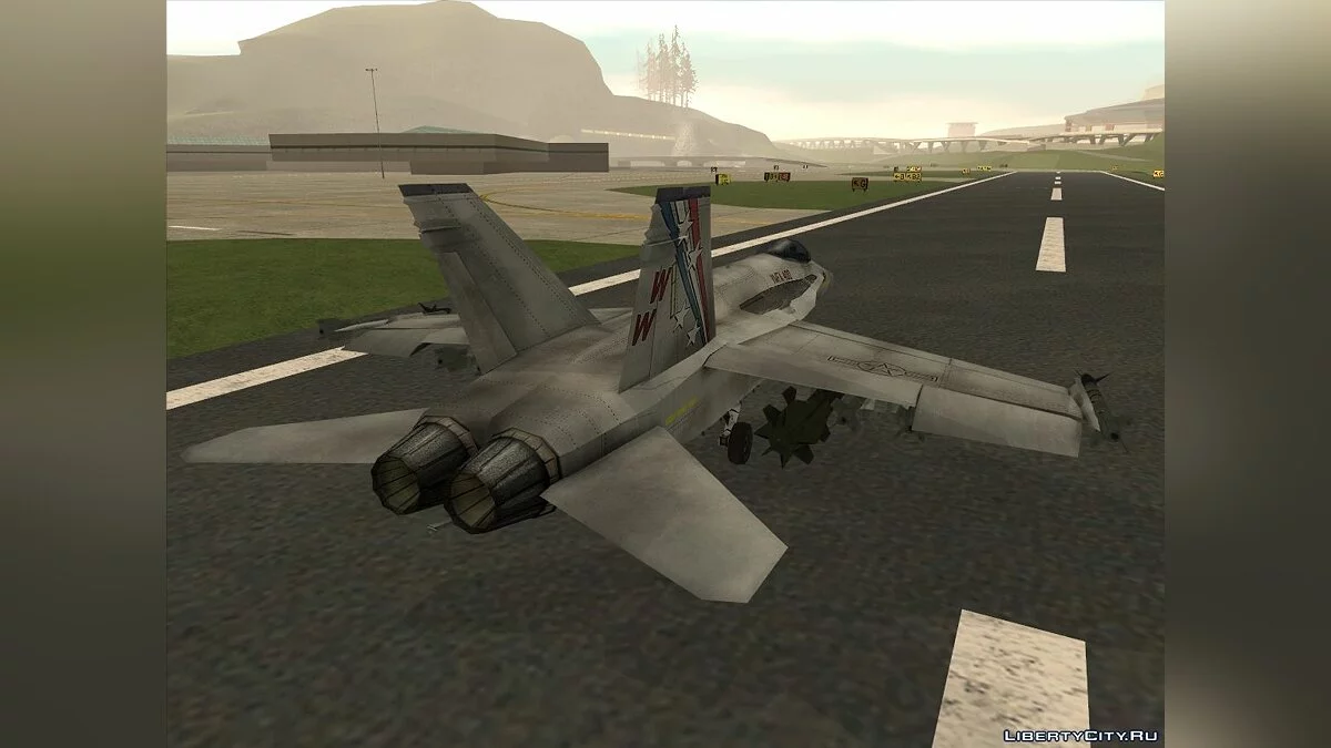 F/A-18 Hornet з Battlefield 2 / GTA San Andreas