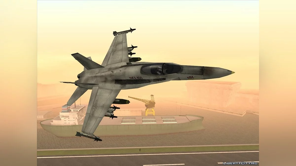 F/A-18 Hornet de Battlefield 2 / GTA San Andreas