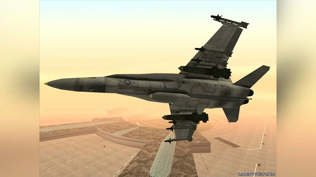 F/A-18 Hornet de Battlefield 2 / GTA San Andreas
