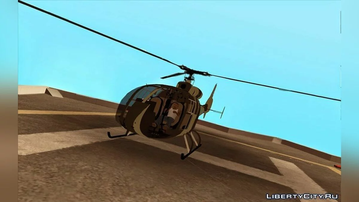 Gazelle SA 342 CAMO de la Policía Serbia / GTA San Andreas