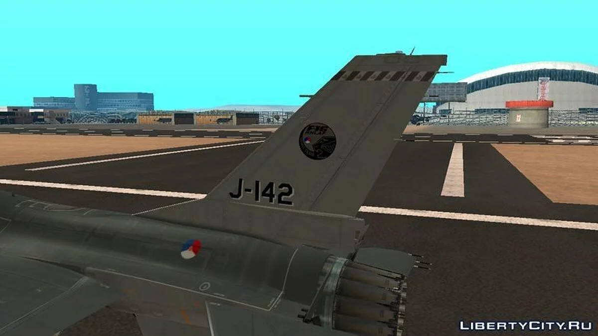 F-16 Fighting Falcon RNLAF Solo Display J-142 2014-2015 / GTA San Andreas
