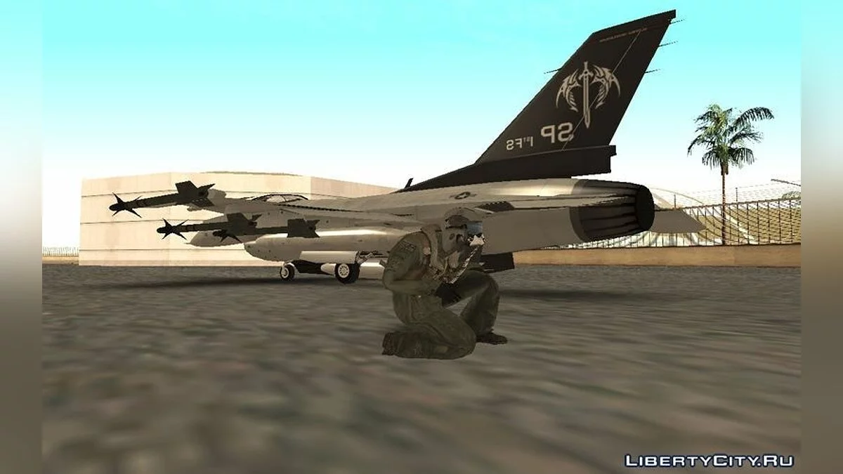 General Dynamics F-16C Fighting Falcon Wind Sword Squadron / GTA San Andreas