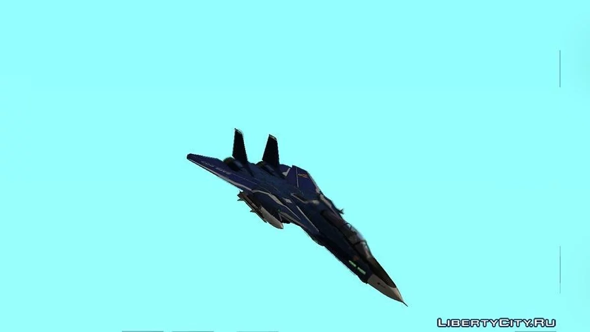 Grumman F-14 Tomcat Macross Frontier Blue / GTA San Andreas