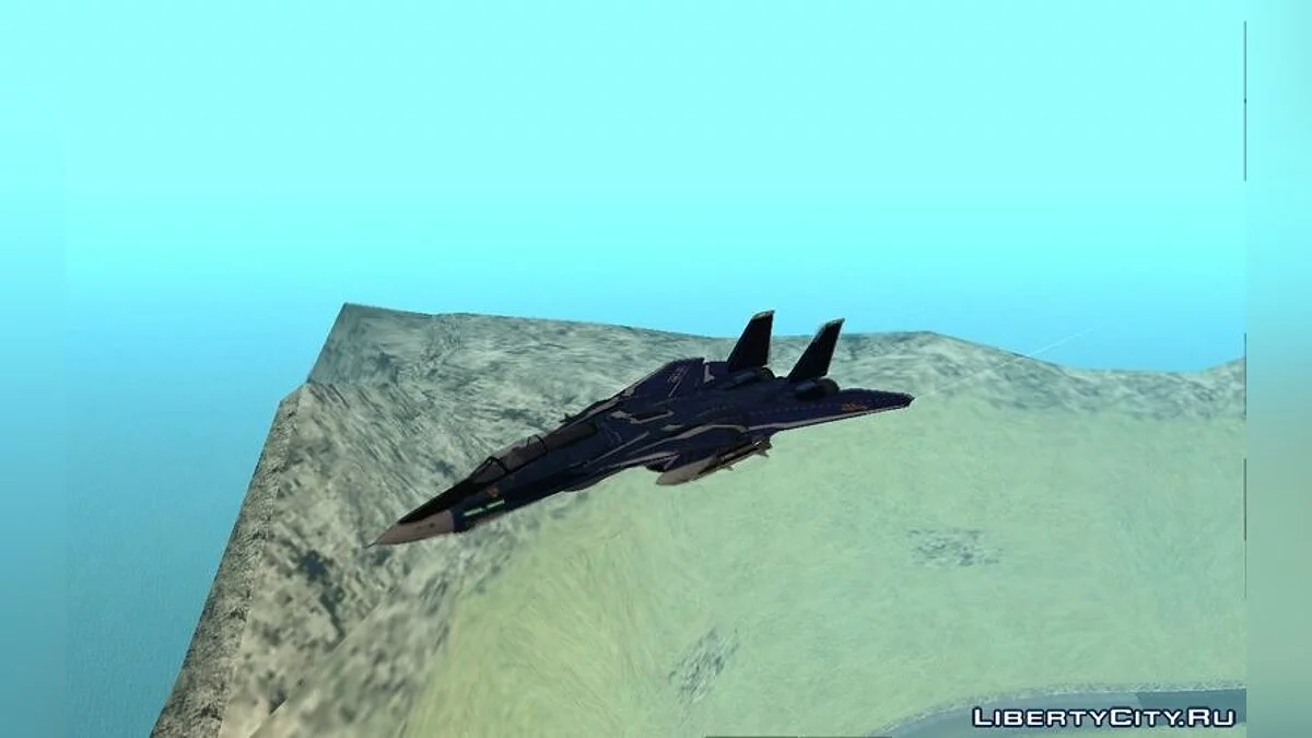 Grumman F-14 Tomcat Macross Frontier Blue / GTA San Andreas