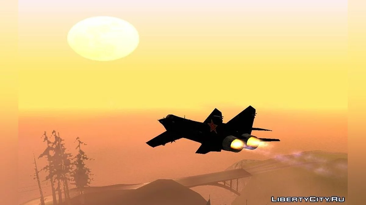 Mikoyan-Gurevich MiG-31 China Air Force / GTA San Andreas