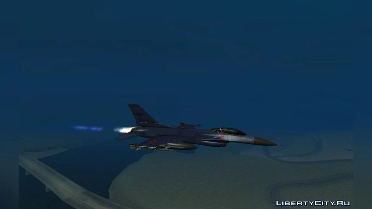ميتسوبيشي F-2A JASDF الأزرق V2.0 / جي تي إيه سان أندرياس
