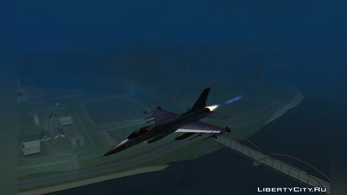 ميتسوبيشي F-2A JASDF الأزرق V2.0 / جي تي إيه سان أندرياس