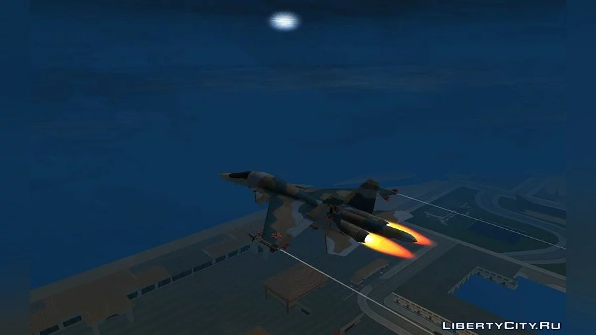 Sukhoi SU-34 Fullback Russian Air Force Camo Blue / GTA San Andreas