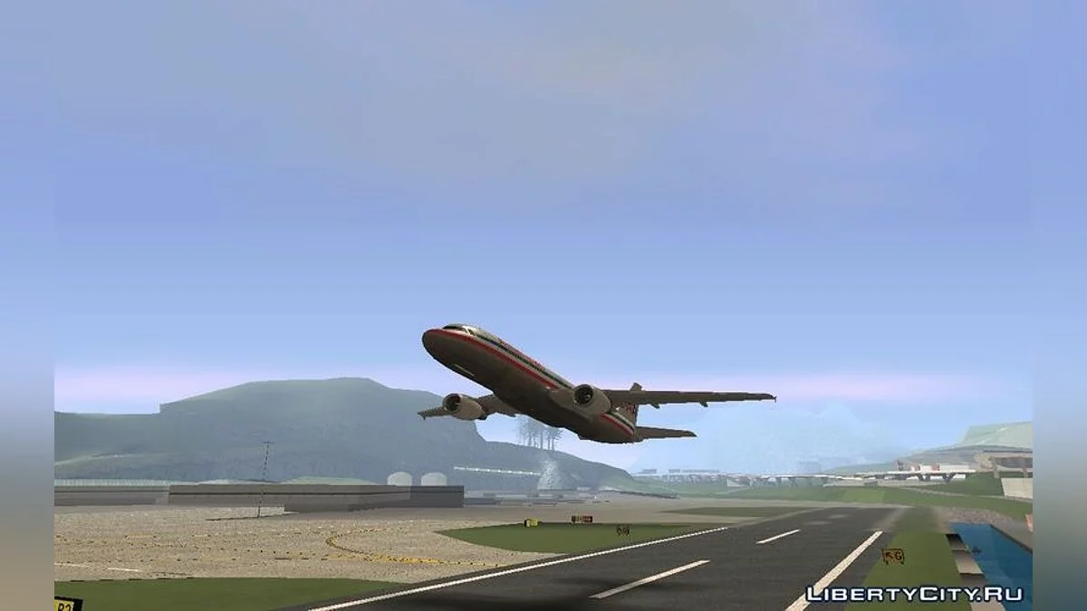 Airbus A320-200 American Airlines / GTA San Andreas