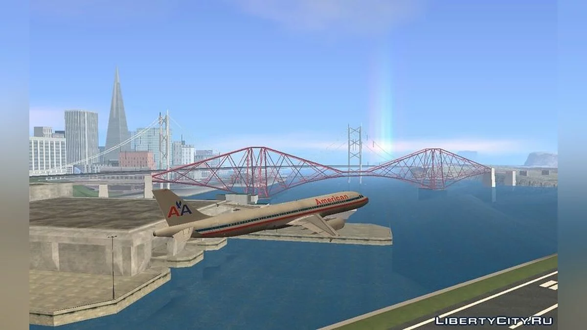 Airbus A320-200 American Airlines / GTA San Andreas