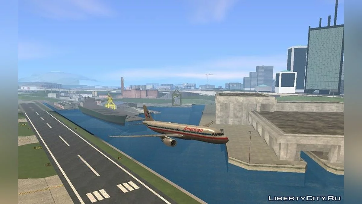 Airbus A320-200 American Airlines / GTA San Andreas