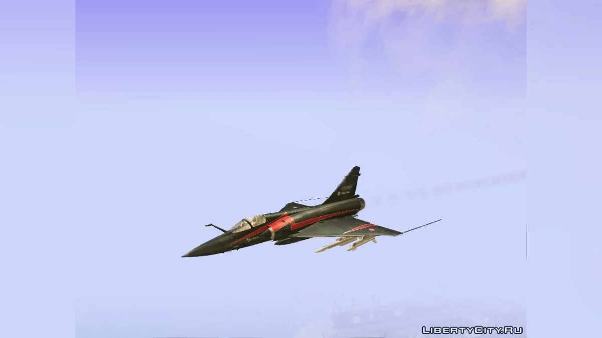 Dassault Mirage 2000-10 Noir / GTA San Andreas