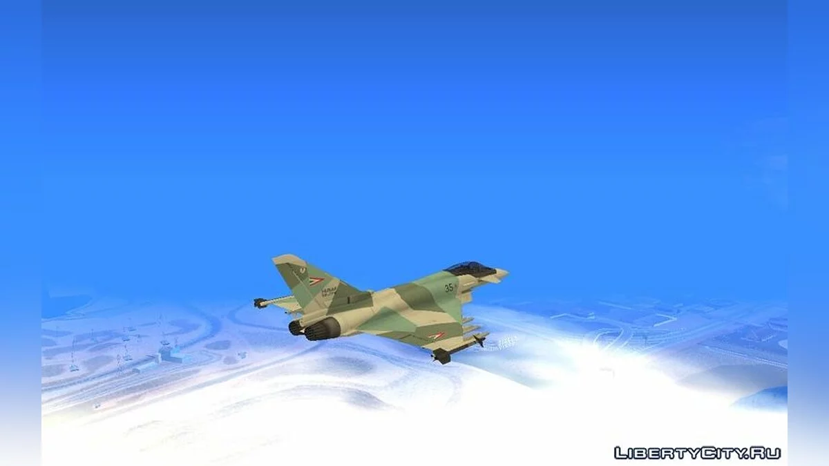 EuroFighter Typhoon 2000 Угорські ВПС / GTA San Andreas