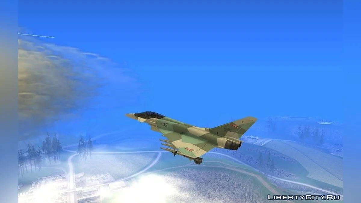 EuroFighter Typhoon 2000 Угорські ВПС / GTA San Andreas