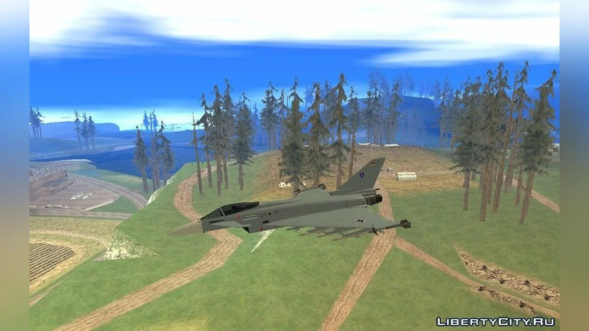 EuroFighter Typhoon 2000 Luftwaffe / GTA San Andreas