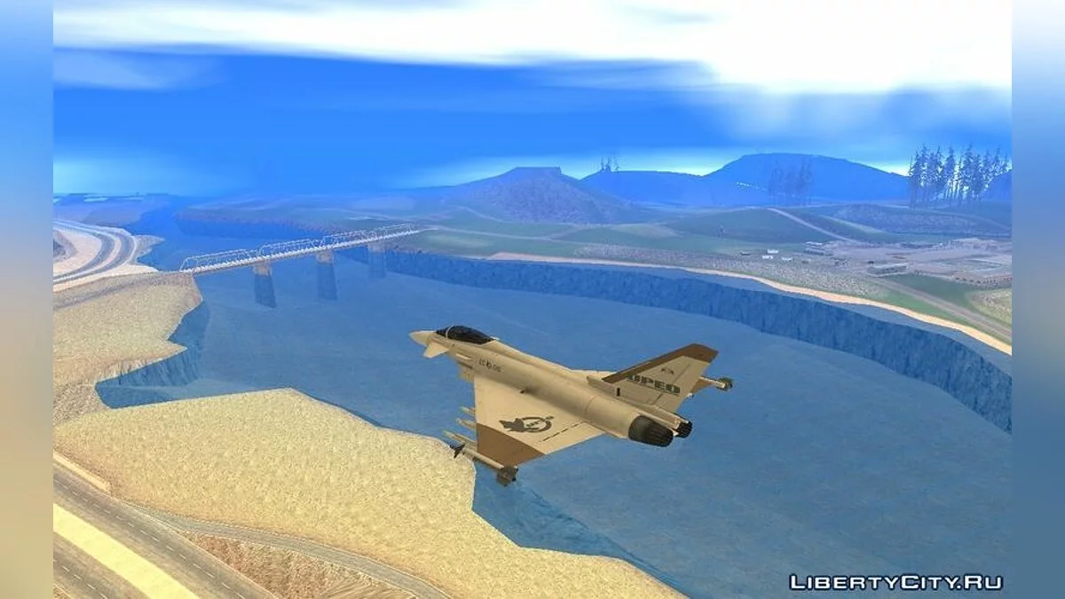 Eurofighter Typhoon 2000 UPEO / GTA San Andreas