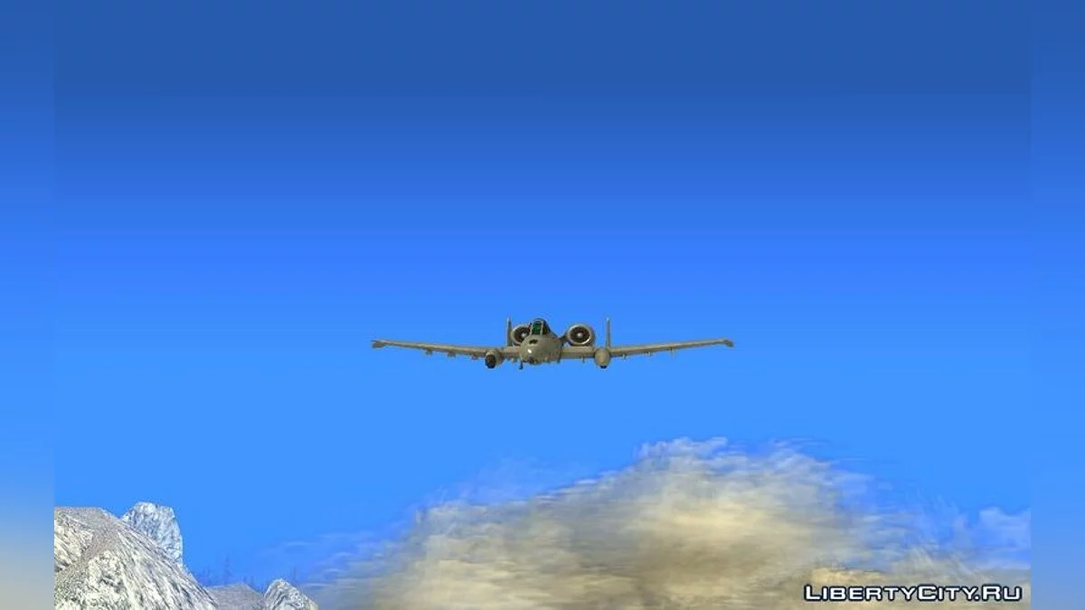 Fairchild-Republic A-10 Thunderbolt II / GTA San Andreas