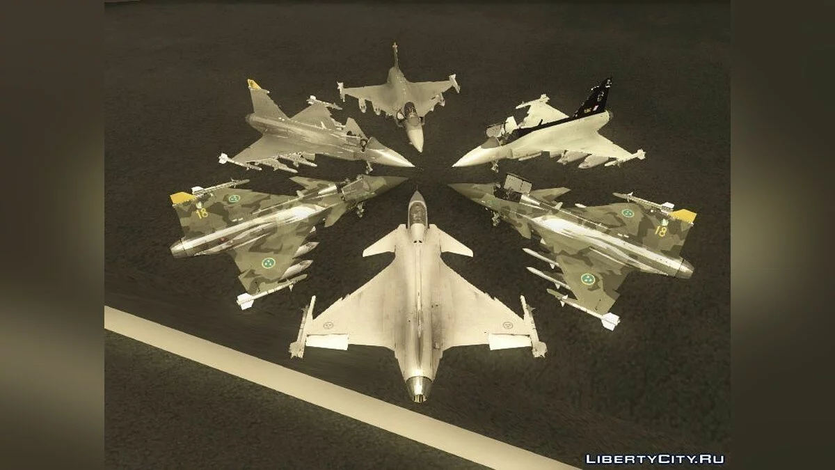 JAS-39 Gripen NG ACAH / جي تي إيه سان أندرياس