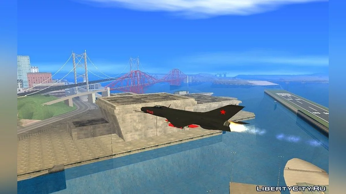 Mikoyan Gurevich MiG-21F Fishbed B URSS Personnalisé / GTA San Andreas