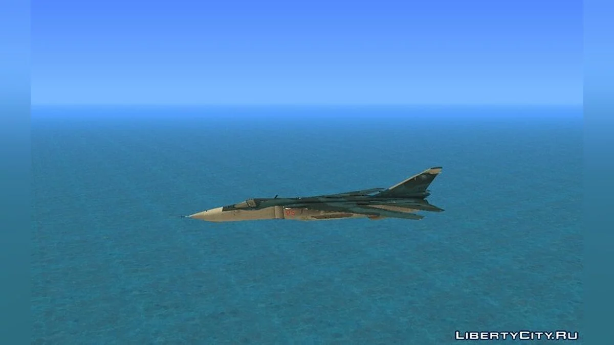 Sukhoi Su-24MP Fencer Blue Sea Camo / GTA San Andreas