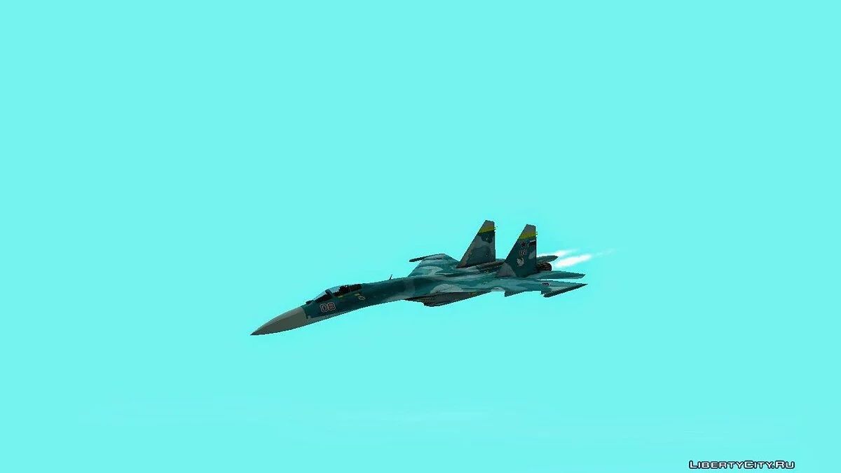 Сухой SU-27 Фланкер А Вовчий Загін / GTA San Andreas