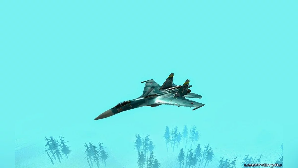 Сухой SU-27 Фланкер А Вовчий Загін / GTA San Andreas