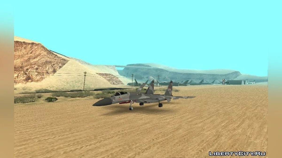 Сухой SU-27СК Військово-Повітряних Сил Індонезії / GTA San Andreas