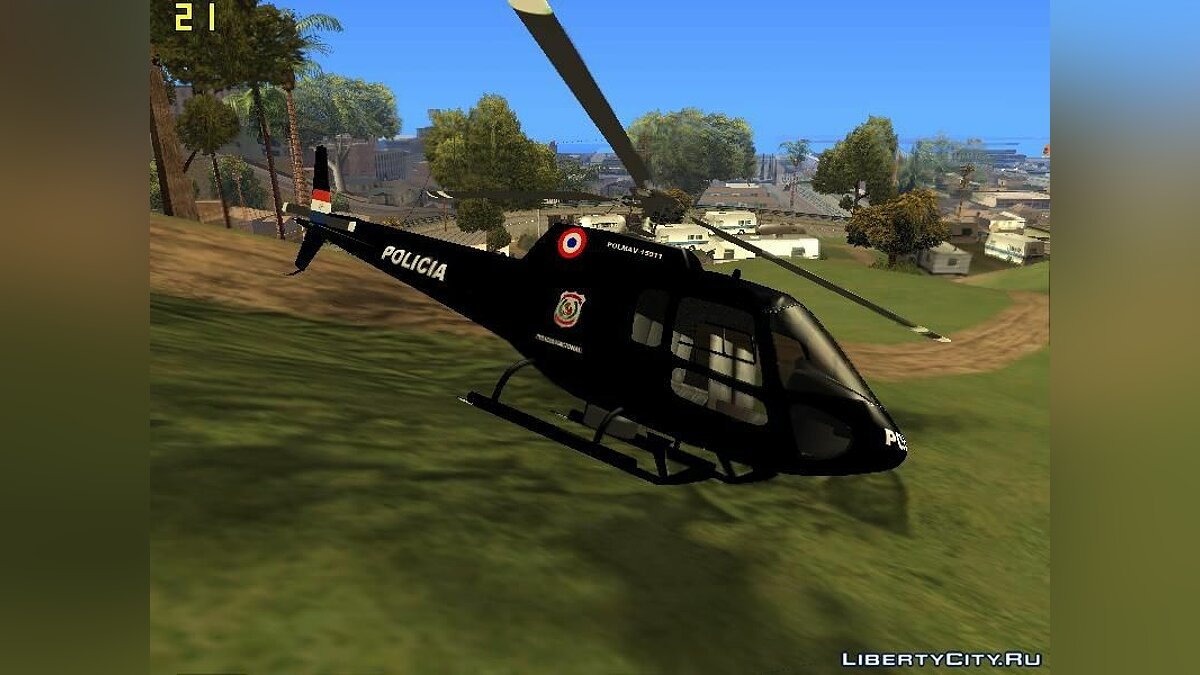 Como Pegar o Helicoptero da Polícia - GTA San Andreas 