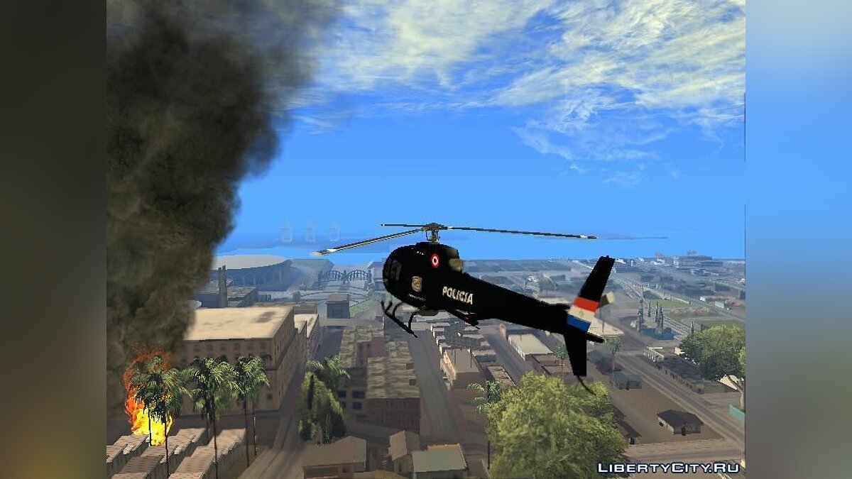 Como pegar o helicóptero da polícia no GTA SanAndreas (SEM