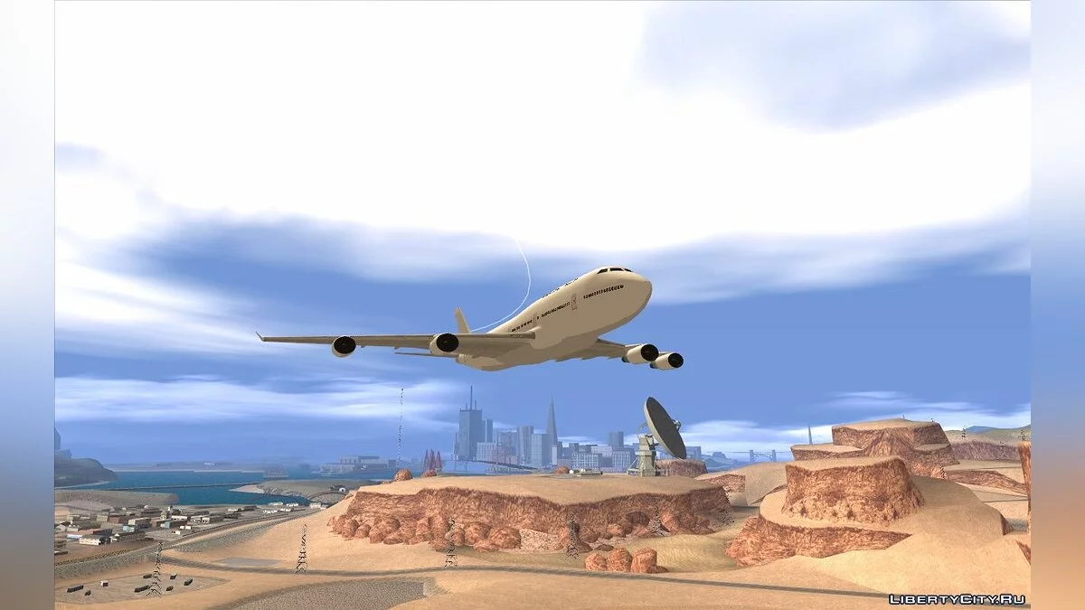 GTAV Jumbo Jet v1.0 / GTA San Andreas