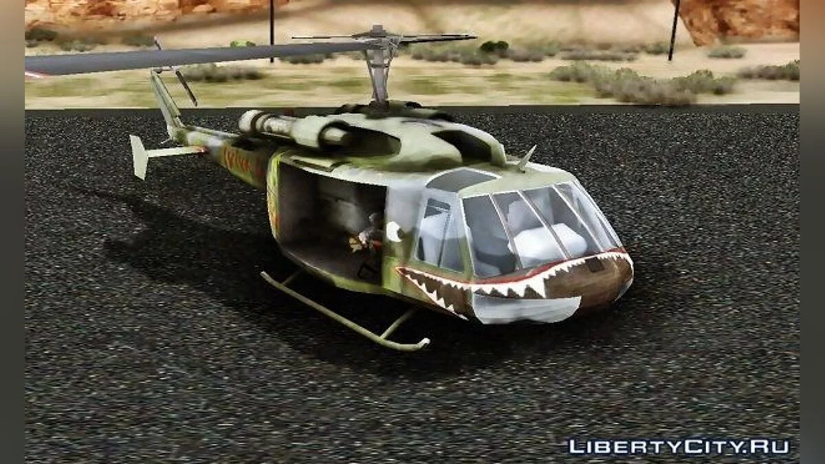 Castro V Angriffshubschrauber aus Mercenaries 2 World in Flames / GTA San Andreas
