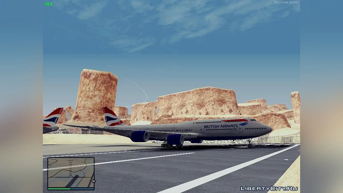 747 8i British Airways / GTA San Andreas