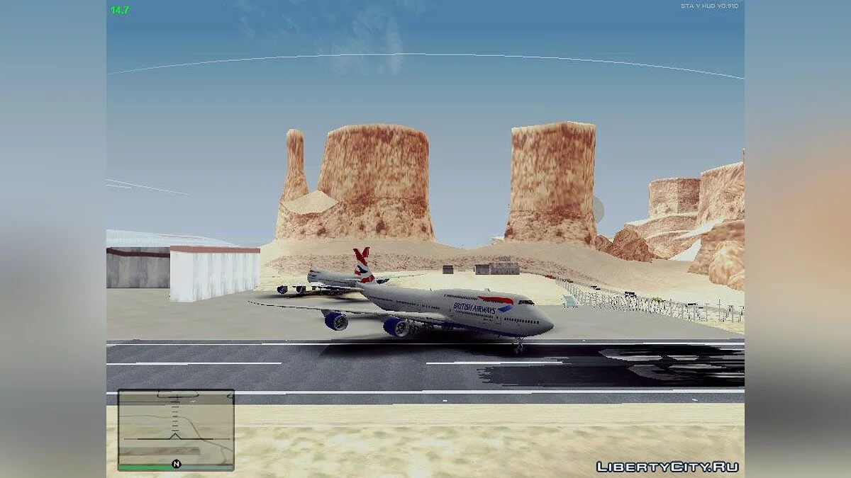 747 8i British Airways / GTA San Andreas