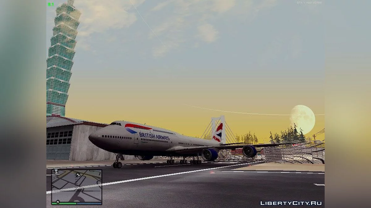 747 8i British Airways / GTA San Andreas
