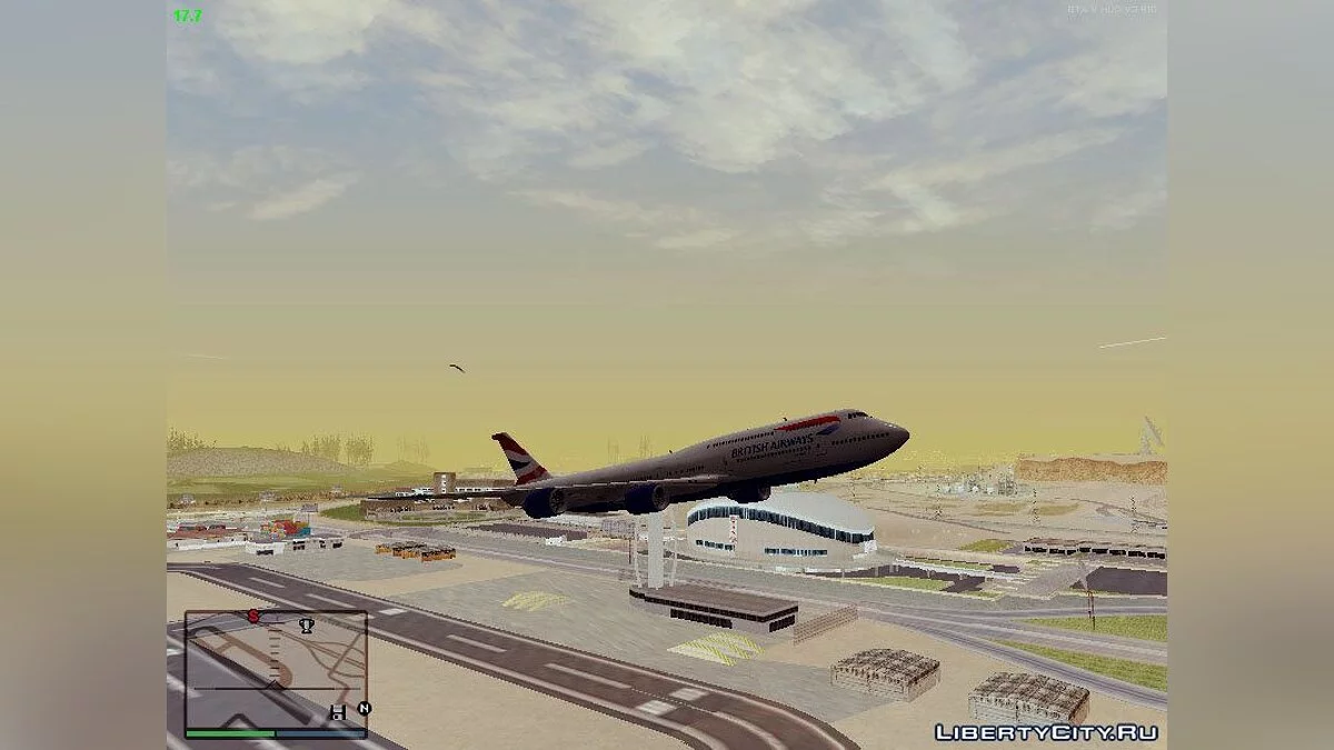 747 8i British Airways / GTA San Andreas