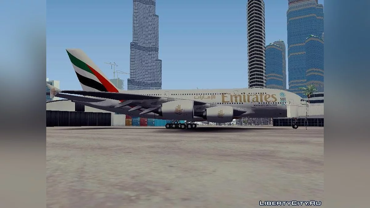 Airbus A380 Emirates Expo 2020 Dubái / GTA San Andreas