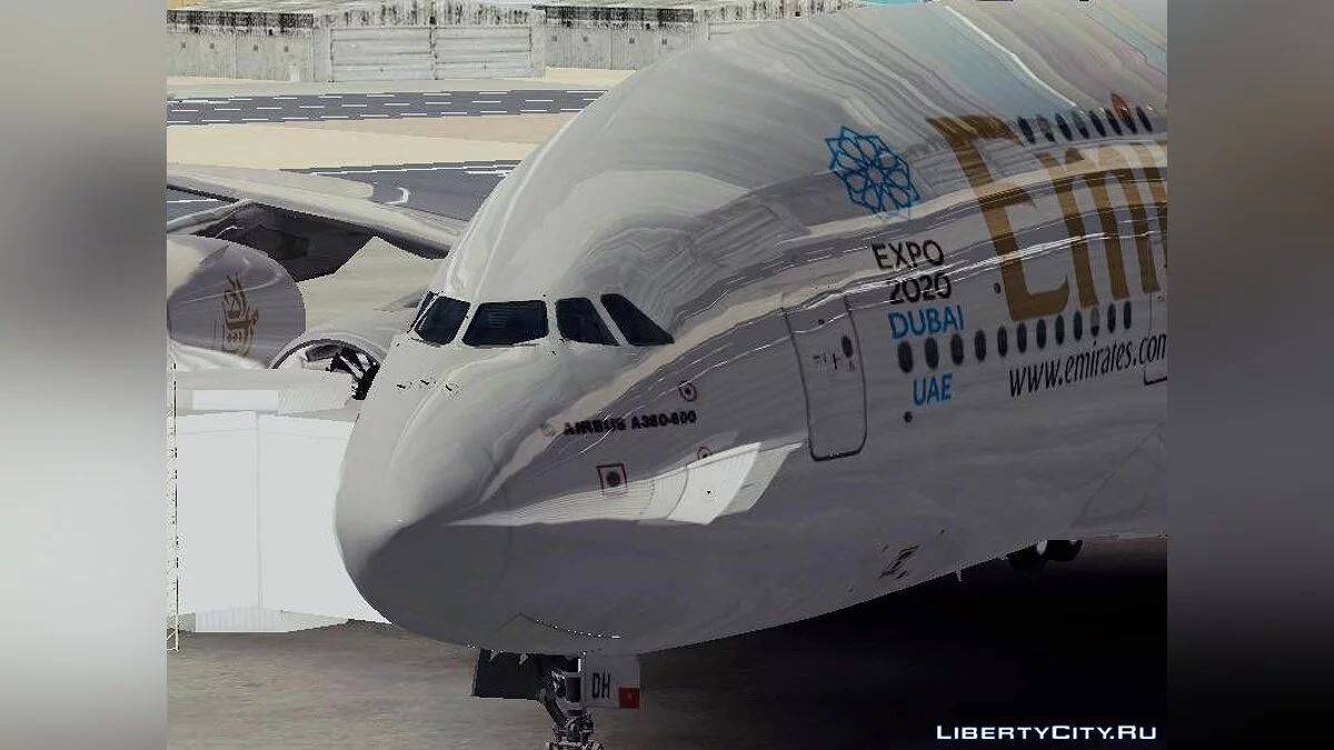 Airbus A380 Emirates Expo 2020 Dubái / GTA San Andreas